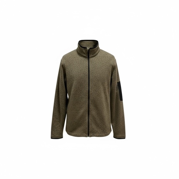 Northwest Men's Tan Zip-Up Sweater - Picture 1 of 5